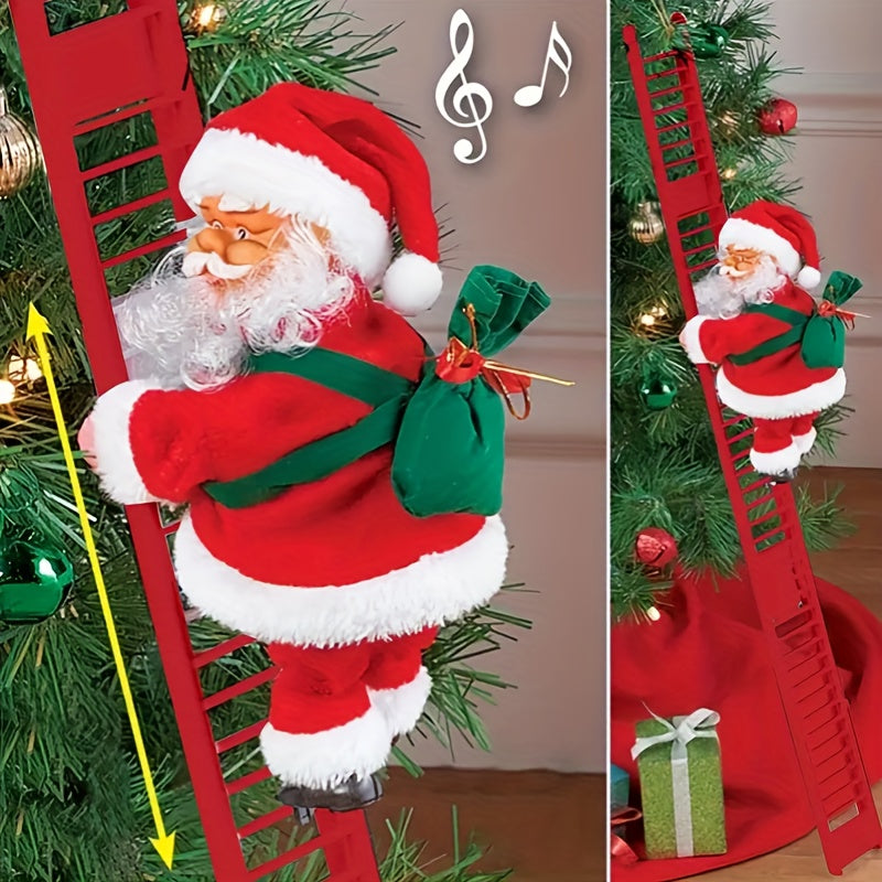 JollyClimb™ Electric Moving Santa Claus