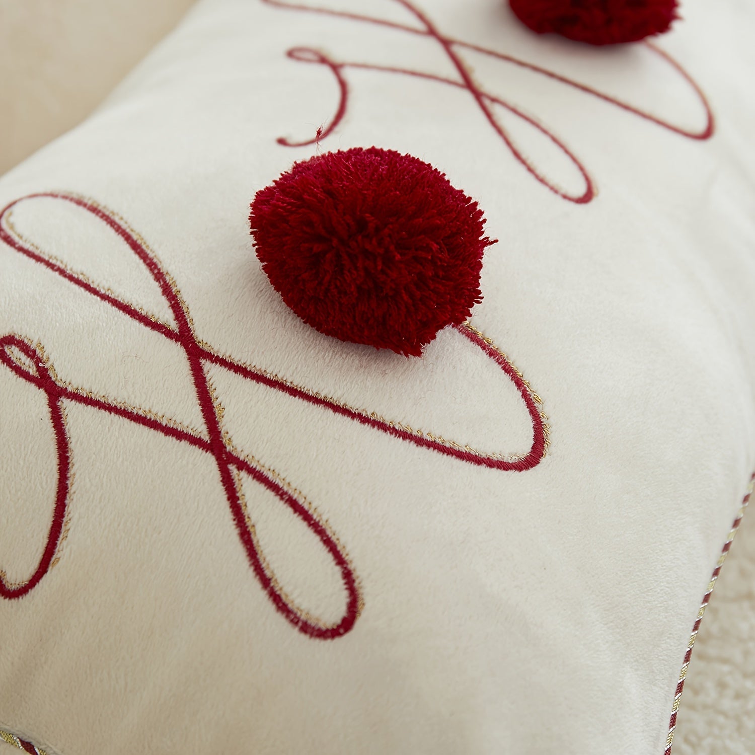 HOHOHO Holiday Cheer Pillow Cover