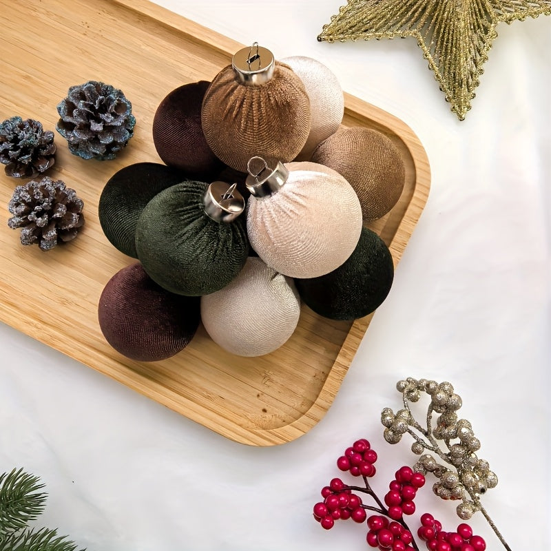 “Sparkle & Cheer” – Creative Glitter Christmas Ball Ornaments