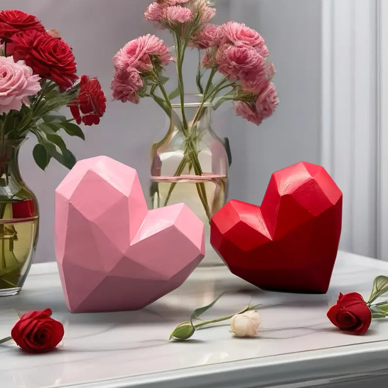 “Amour Grande” — Large Heart-Shaped Resin Ornament