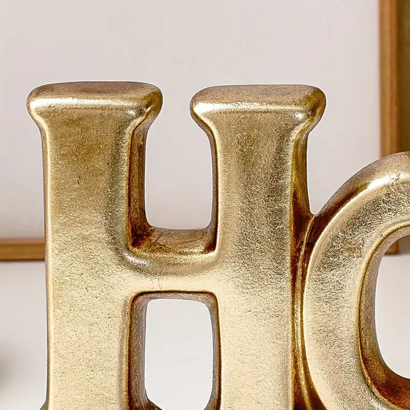 Maison Élégante – Vintage HOME Letter Accent