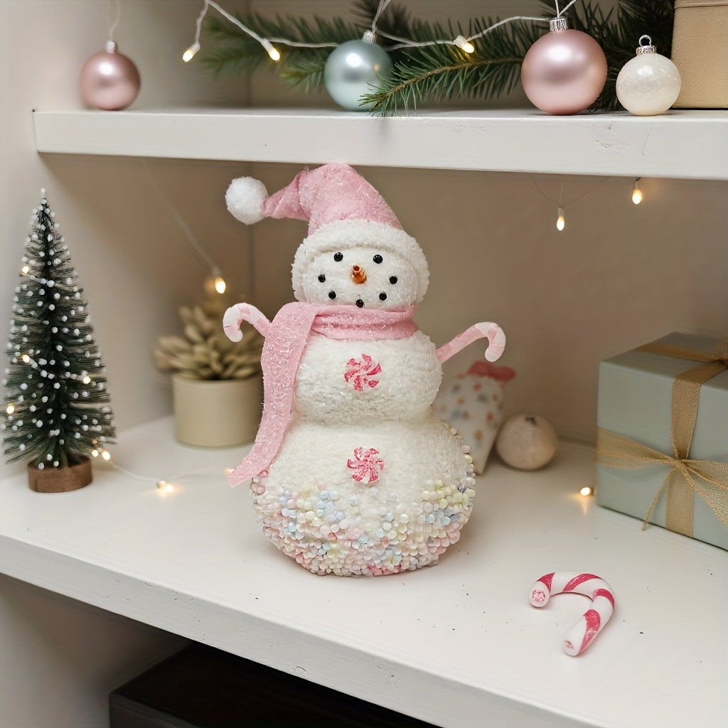SugarCane Joy™ 12.6" Handmade Candy-Series Snowman