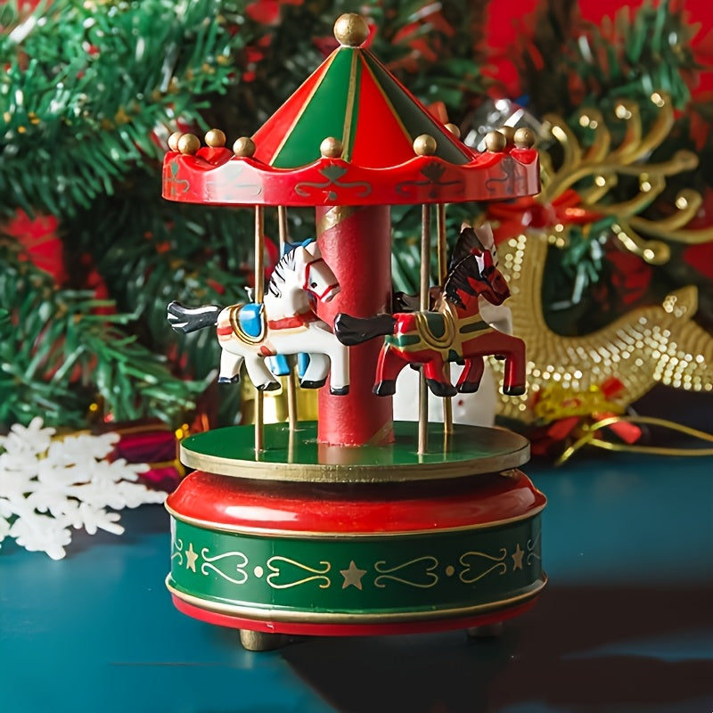MerrySpin™ Whimsical Carousel Music Box