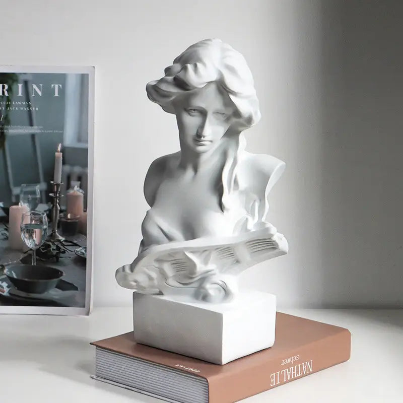 Greek Goddess Artemis Bust Sculpture