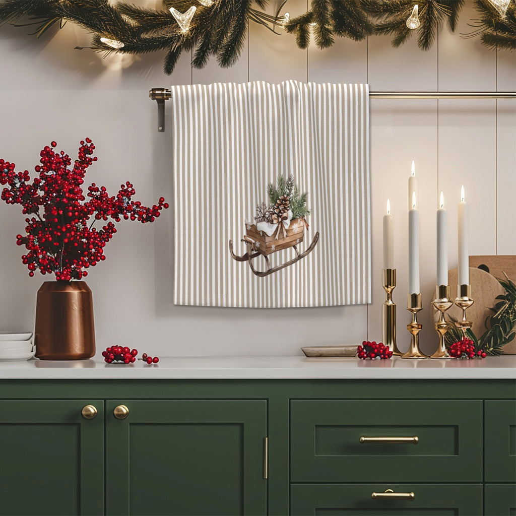 PineHaven™ 4-Piece Modern Christmas Kitchen Towel Set