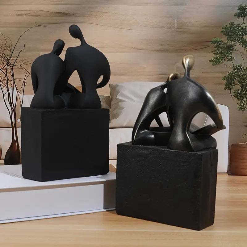Silent Stories: Modern Abstract Reading Sculpture