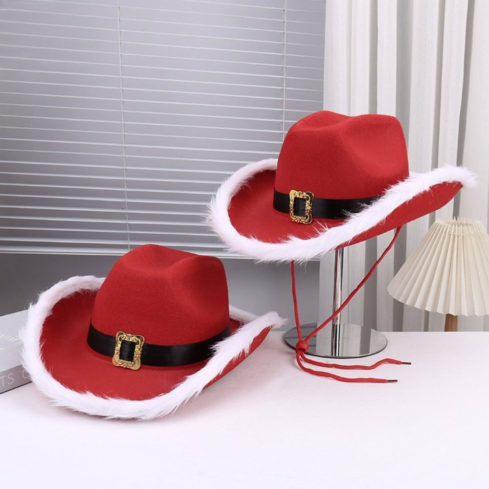WesternSanta™ Cowboy Christmas Hat