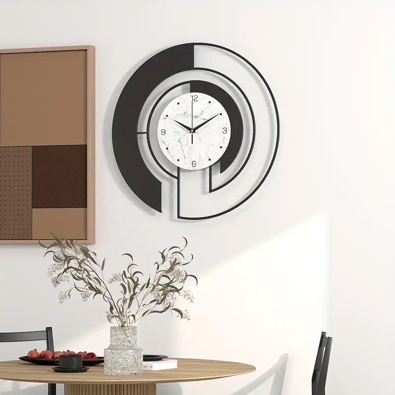 Geomora – Modern Minimalist Geometric Silent Wall Clock