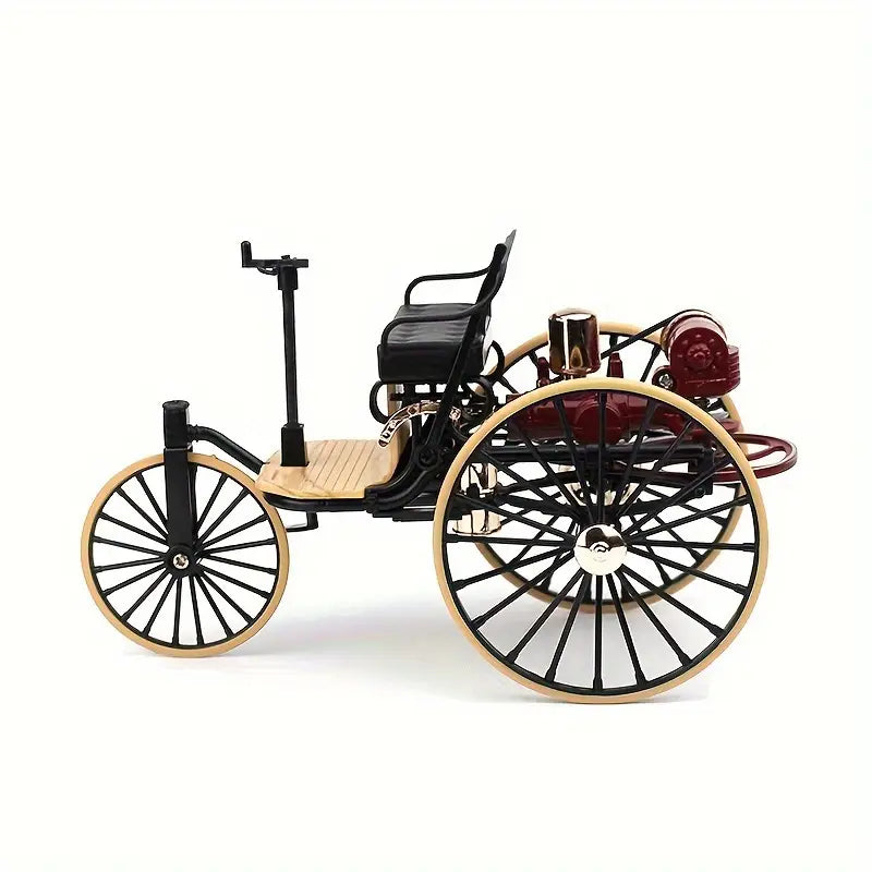 “Velo No.12” — Vintage-Style Alloy Tricycle Model (1:12 Scale)