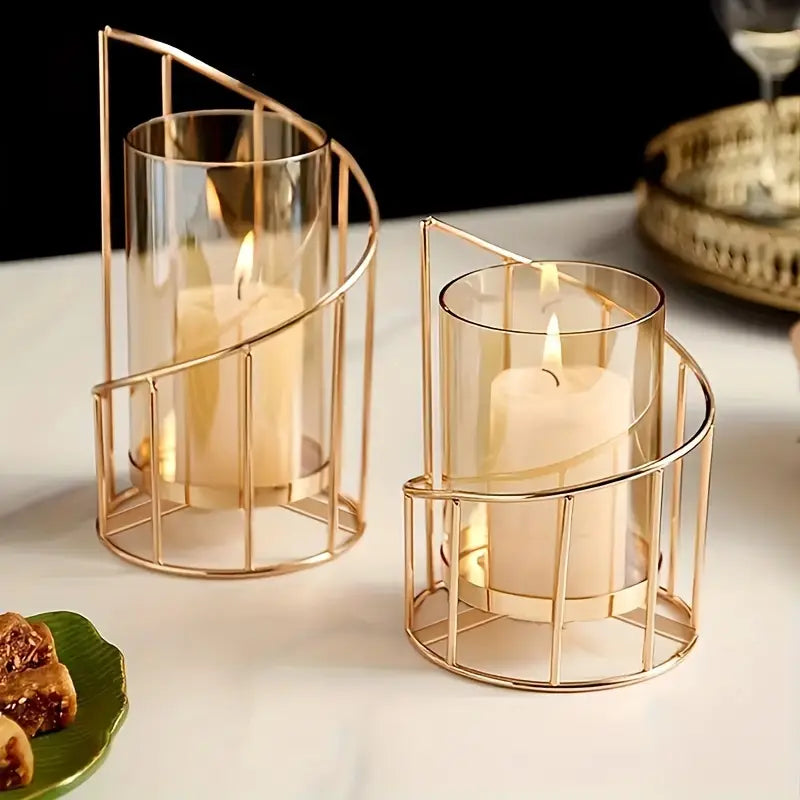 Linéa Doré™ - candle and flower holder