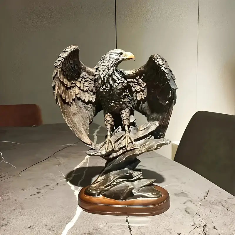 Ocean’s Sentinel – Nautical Eagle Figurine