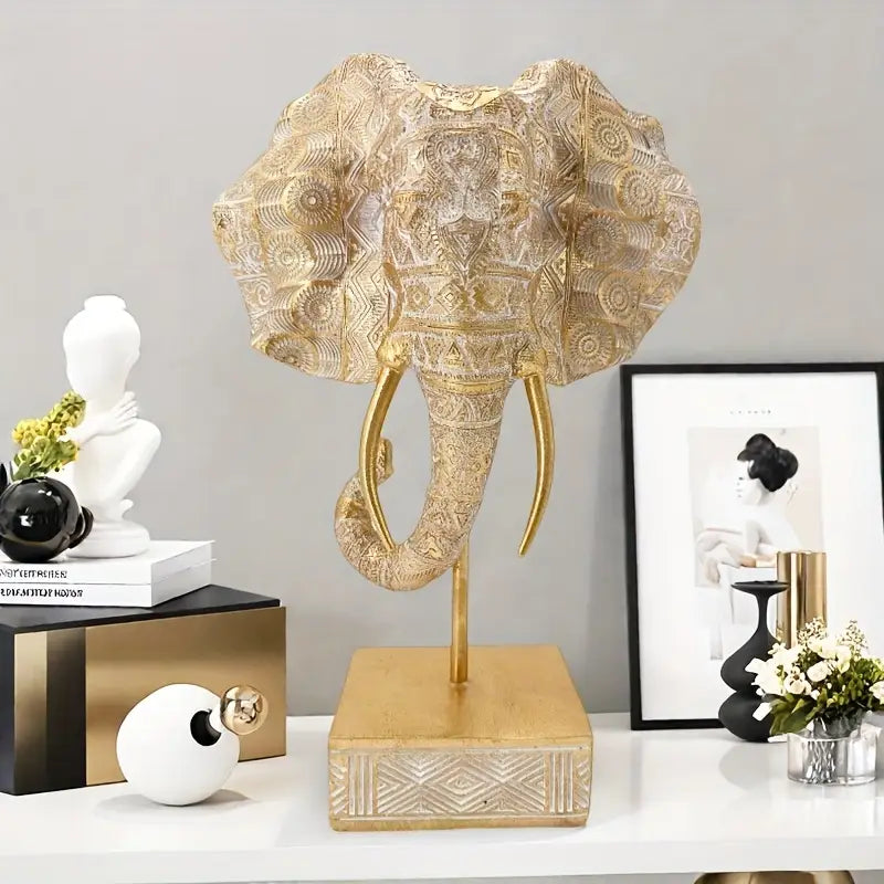“Elevara” — Sculpted Elephant Head