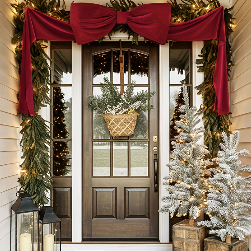 “Holiday Grace” – Large Christmas Tree Bow Ornament