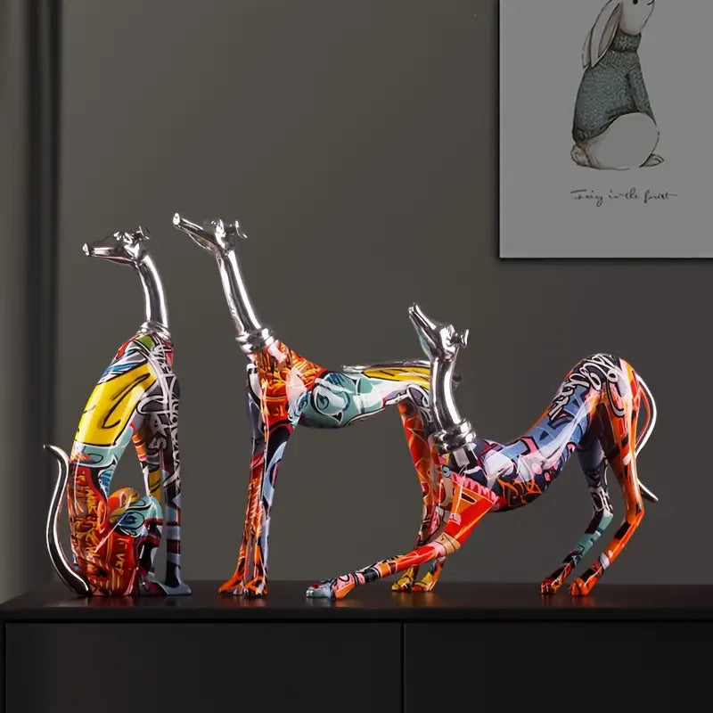 Le Chien Moderne – Graffiti Art Deco Dog