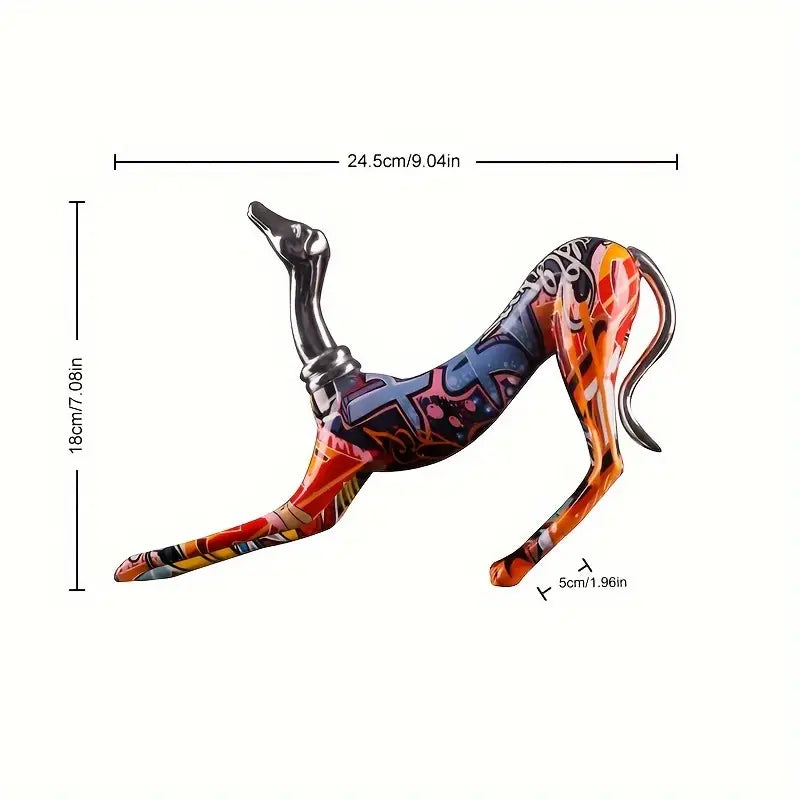 Le Chien Moderne – Graffiti Art Deco Dog