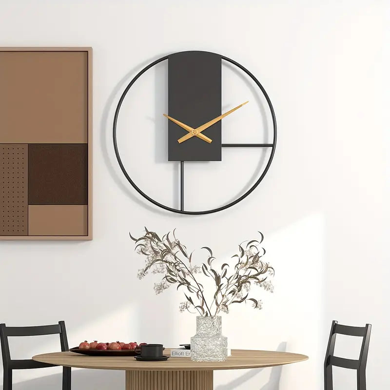 Nocturne – 16-Inch Modern Minimalist Metal Wall Clock