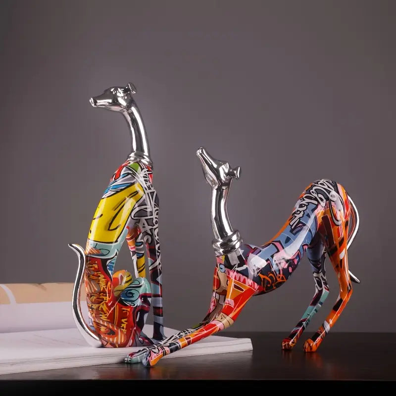 Le Chien Moderne – Graffiti Art Deco Dog