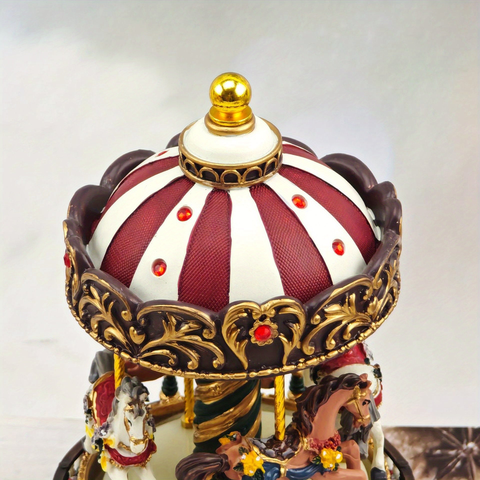 Vintage 18-Tone Carousel Music Box