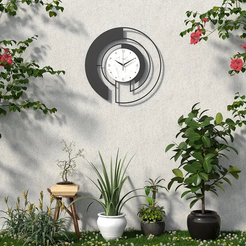 Geomora – Modern Minimalist Geometric Silent Wall Clock