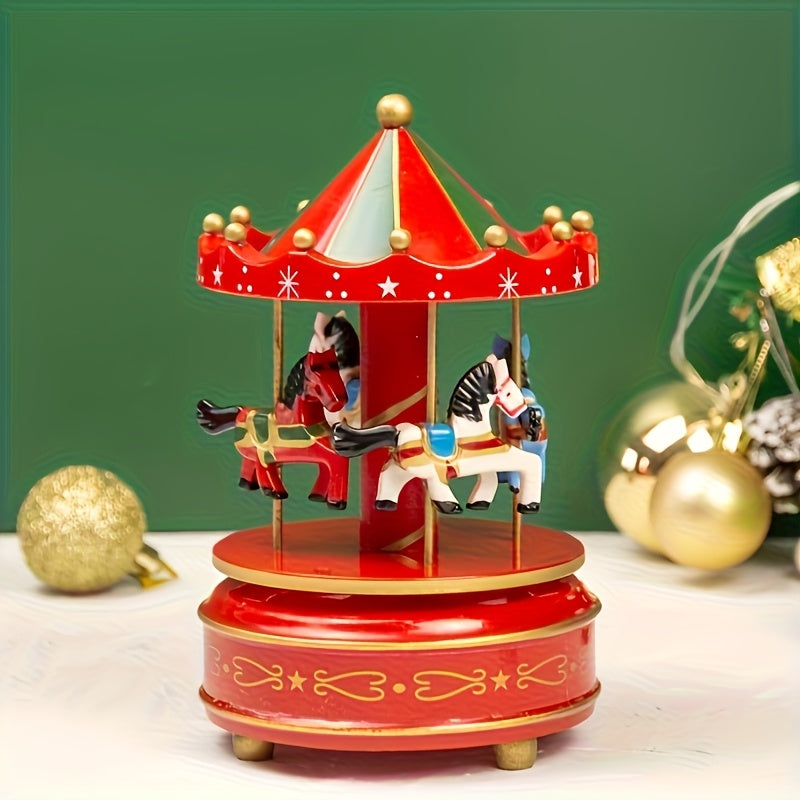 MerrySpin™ Whimsical Carousel Music Box
