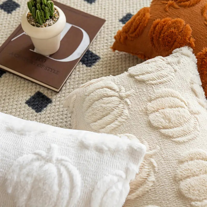 Autumn Pumpkin Luxe Pillow Cover