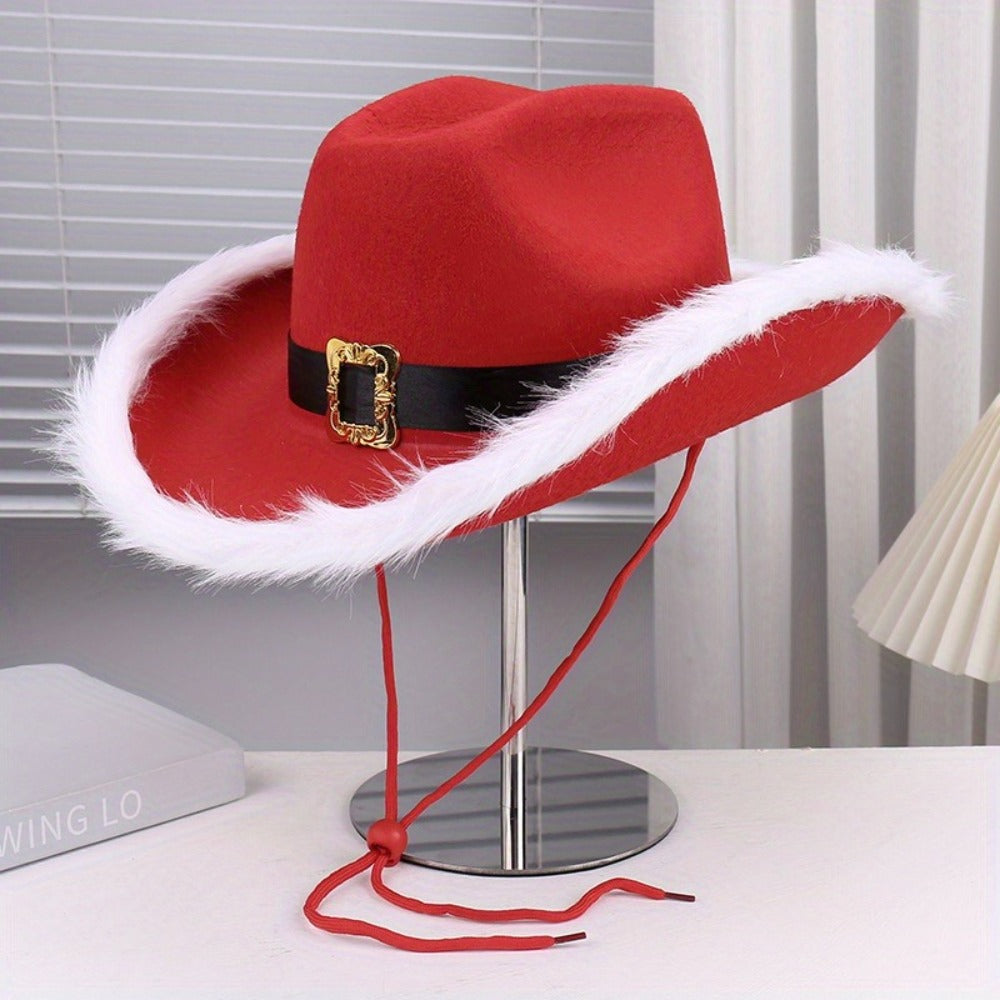 WesternSanta™ Cowboy Christmas Hat