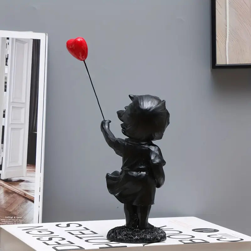 “Lifted” — Love Balloon Girl Figurine