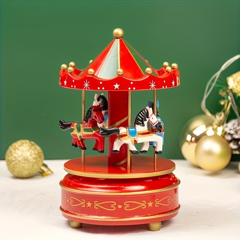 MerrySpin™ Whimsical Carousel Music Box
