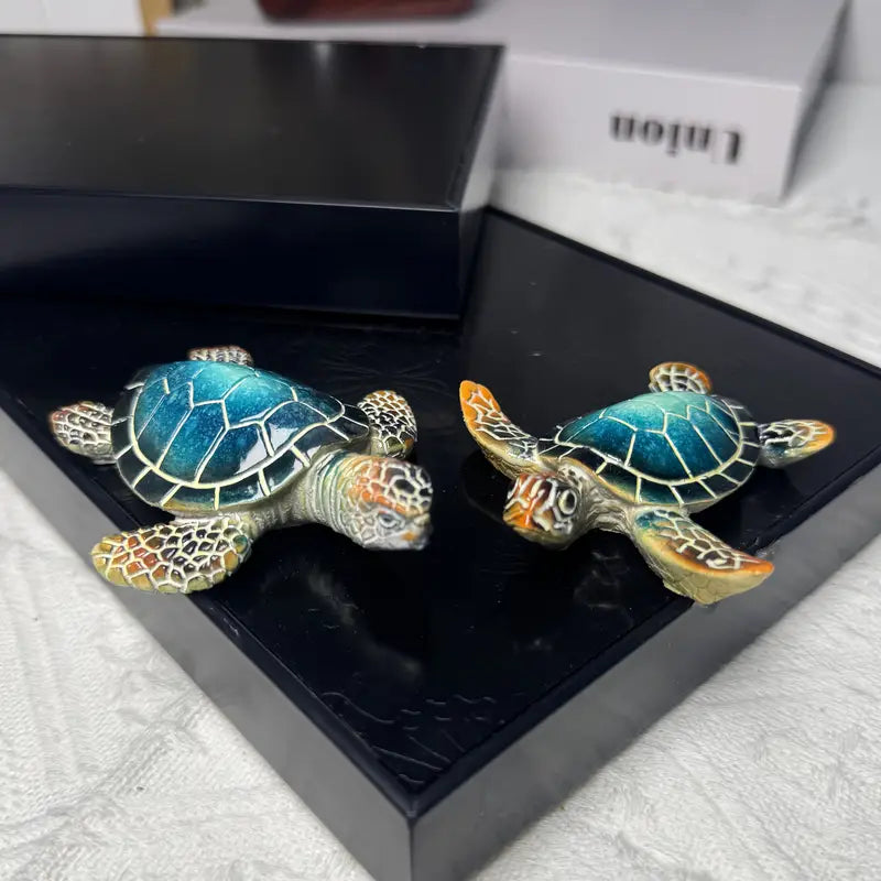 Elegance in Shell – Stylish Sea Turtle Sculpture