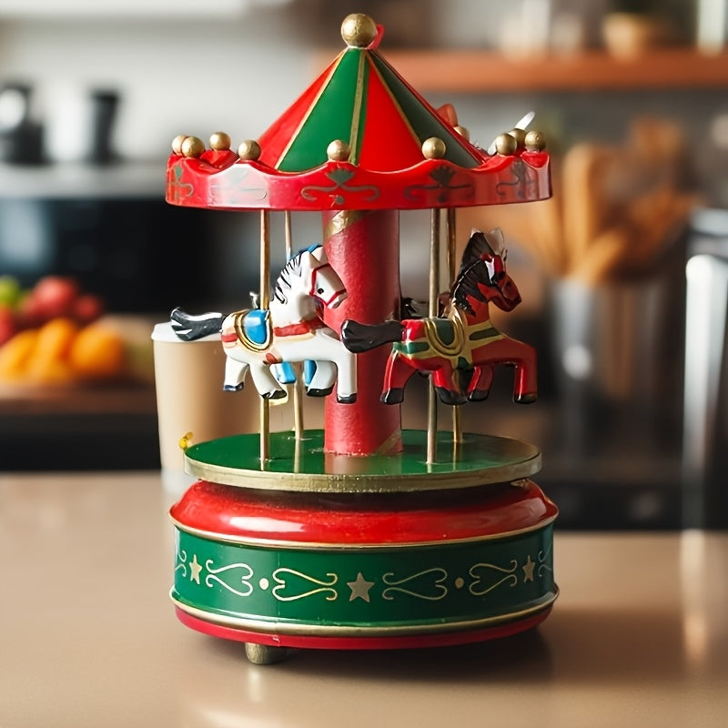 MerrySpin™ Whimsical Carousel Music Box
