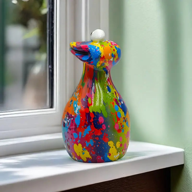SplashPop™ – Vibrant Resin Frog Figurine