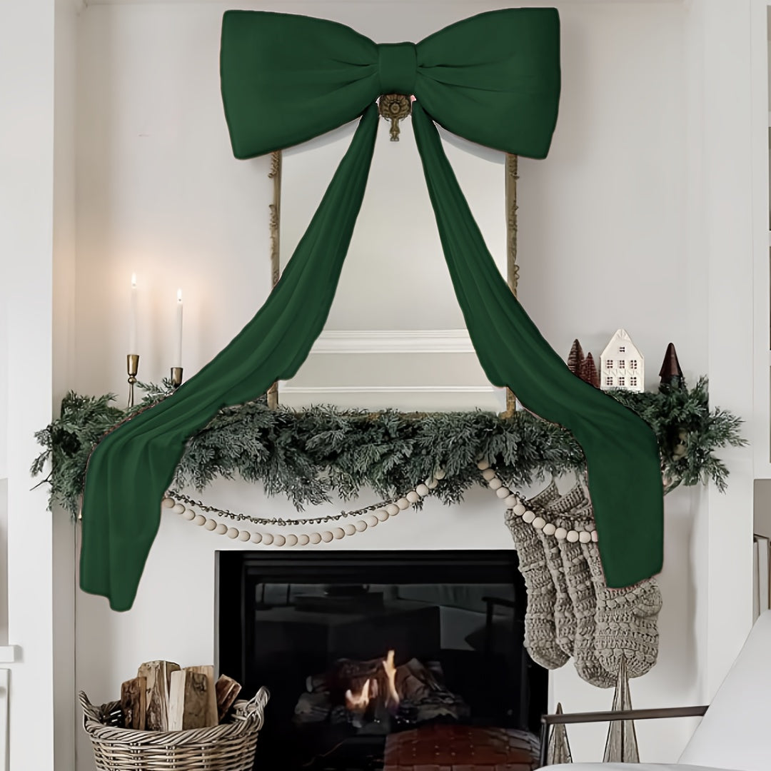 “Holiday Grace” – Large Christmas Tree Bow Ornament