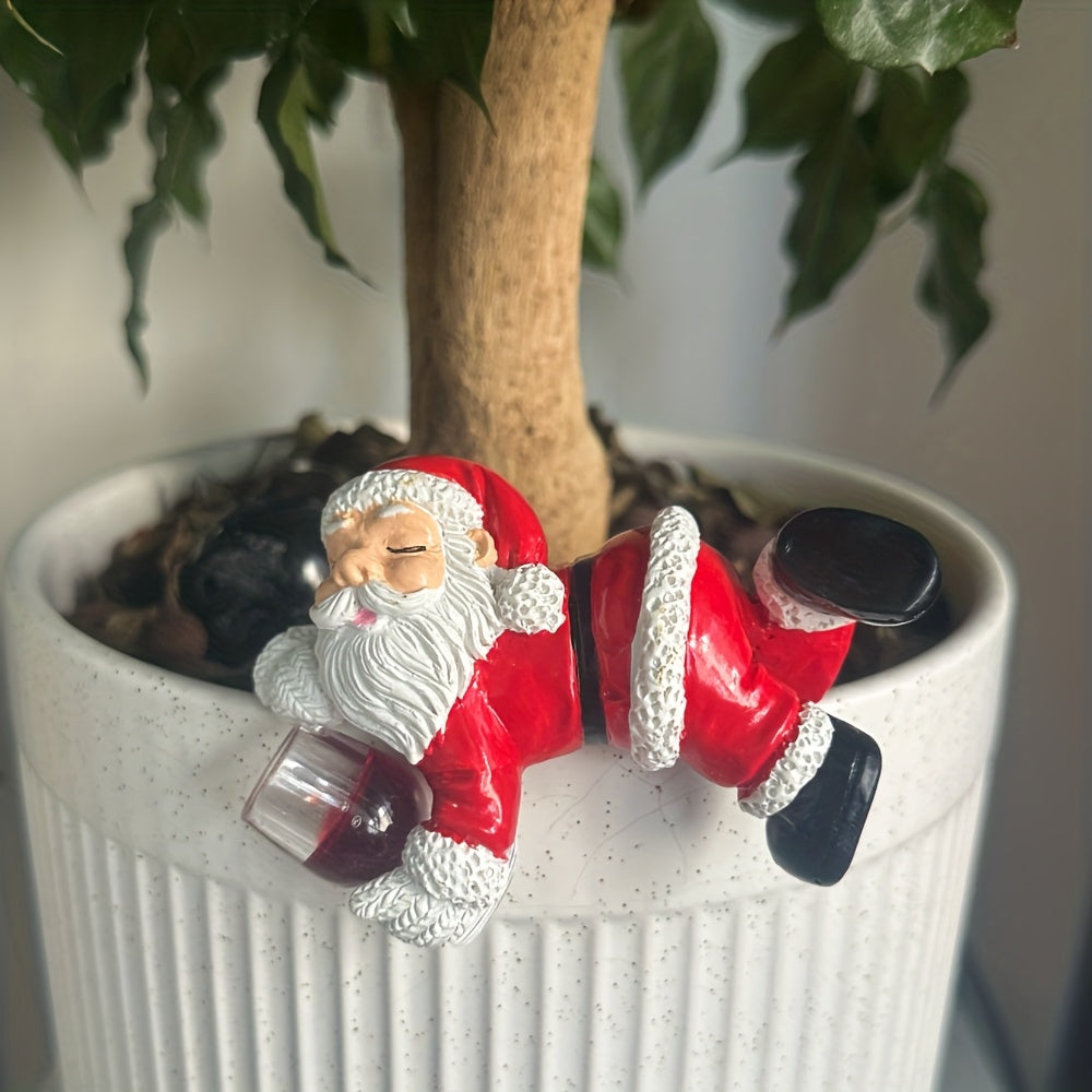 “Jolly Planters” – 3-Piece Santa Claus Hanging Decoration Set