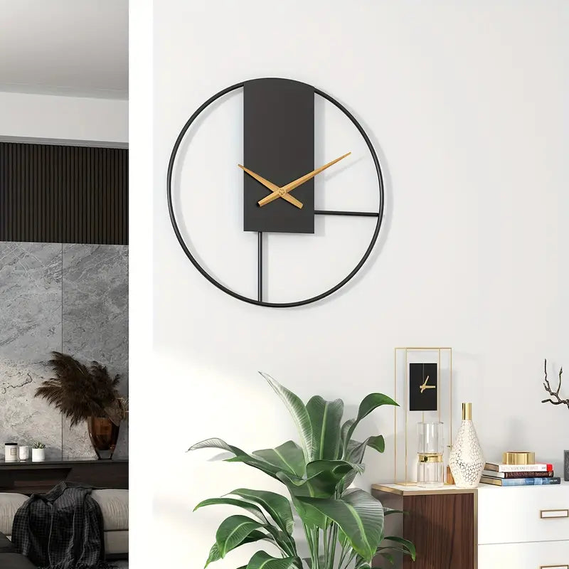 Nocturne – 16-Inch Modern Minimalist Metal Wall Clock