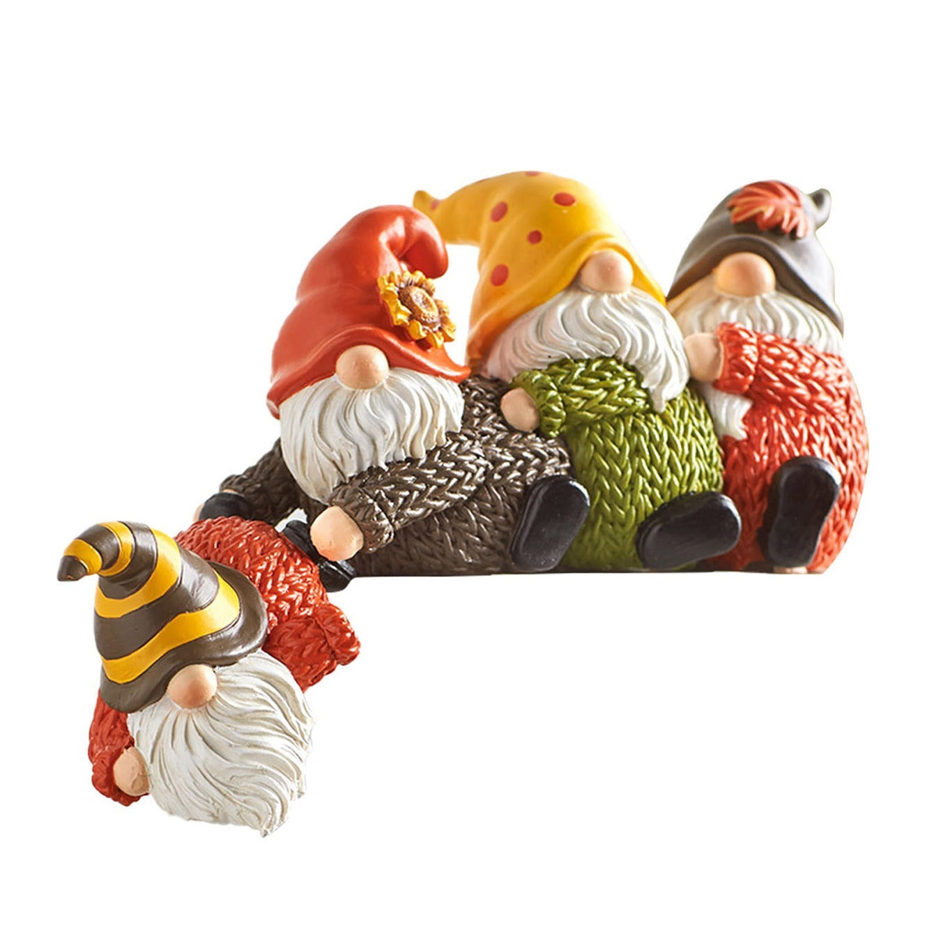 MerryGnome™ Hand-Painted Christmas Resin Figurine