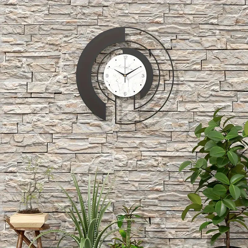 Geomora – Modern Minimalist Geometric Silent Wall Clock