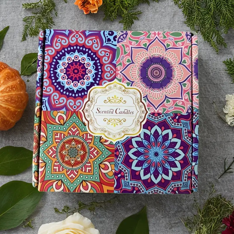 Aroma Essence™ | 4-Piece Scented Soy Candle Set