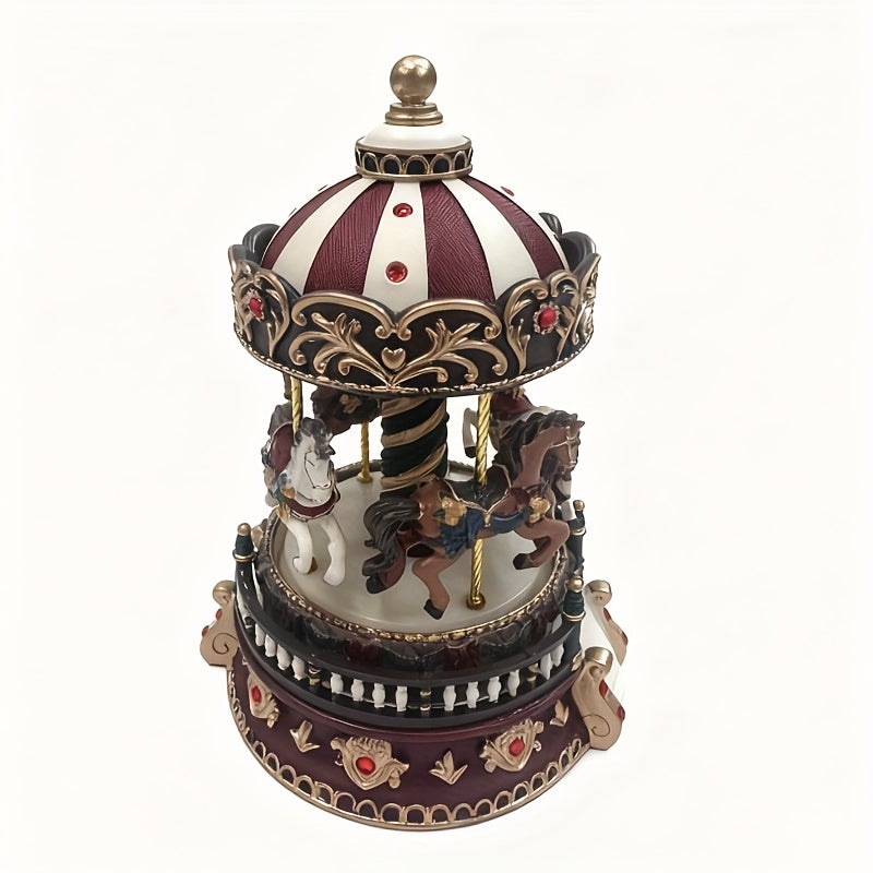 Vintage 18-Tone Carousel Music Box