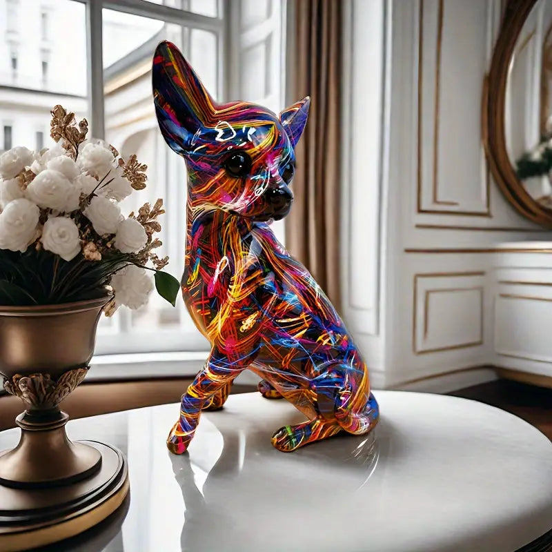 Graffiti Chihuahua Sculpture