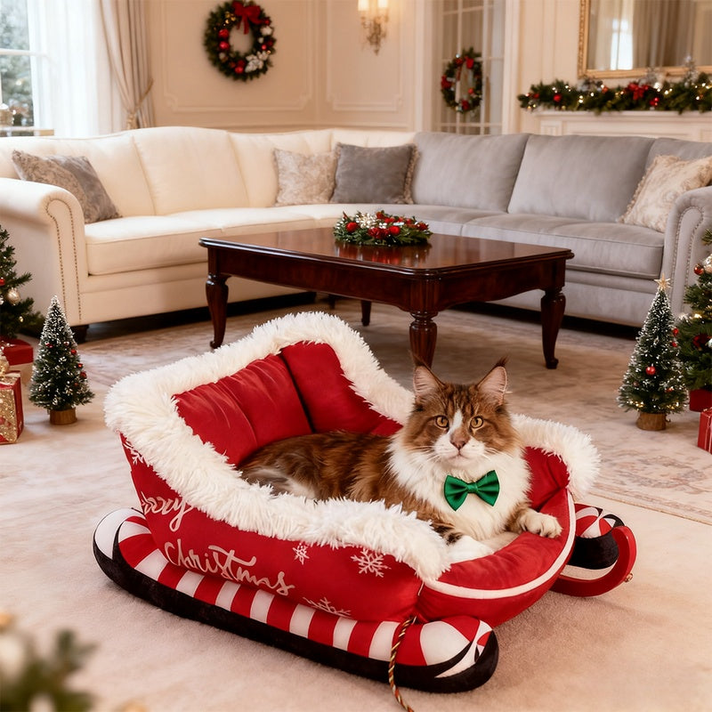 PETFEET™ Christmas Sled Pet Bed