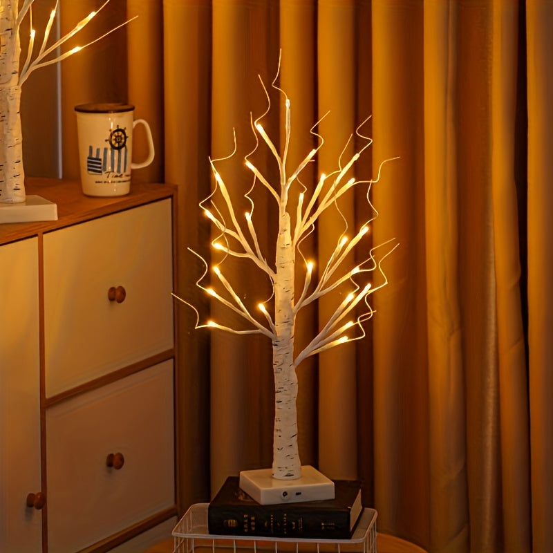 “Twinkle Birch Duo” – 2-Pack LED Birch Tree Lights