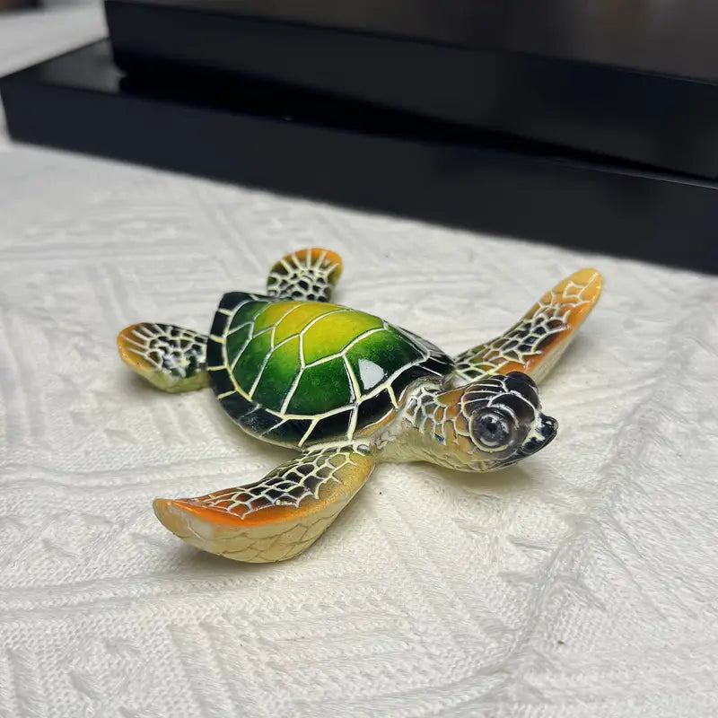 Elegance in Shell – Stylish Sea Turtle Sculpture