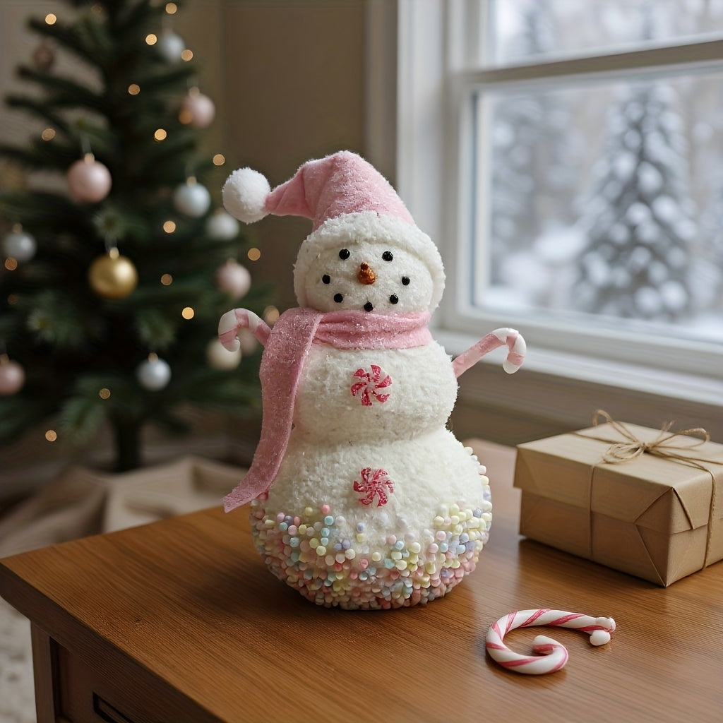 SugarCane Joy™ 12.6" Handmade Candy-Series Snowman