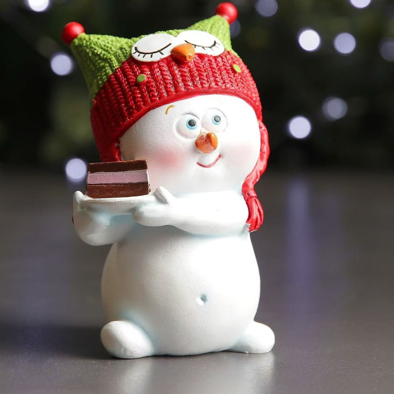 CheeryChub™ Adorable Snowman Resin Figurine