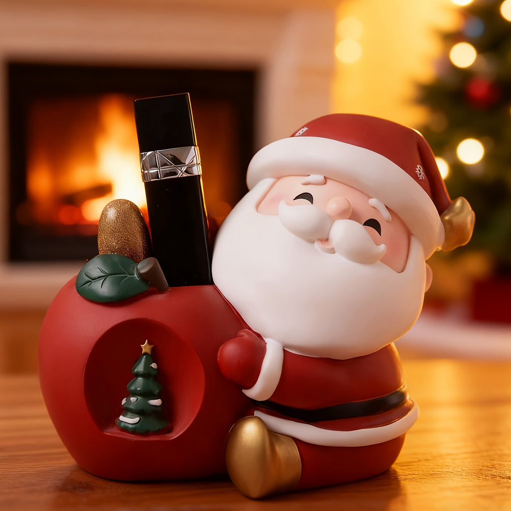 GlamSanta™ Pink & Gold Santa Claus Figurine