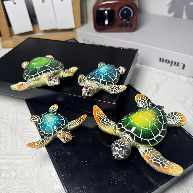 Elegance in Shell – Stylish Sea Turtle Sculpture