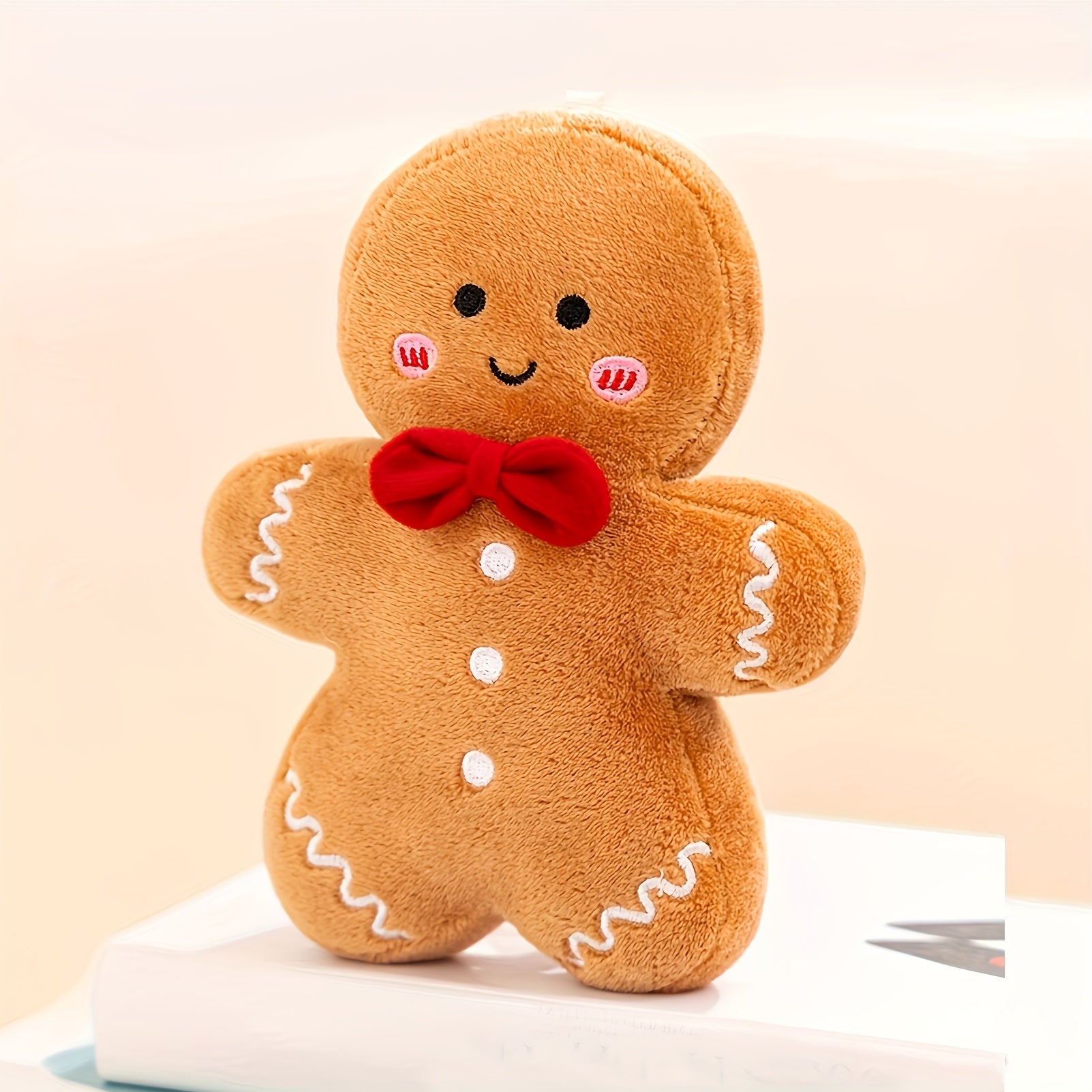 “Sweet Tidings” – Christmas Gingerbread Plush Ornament