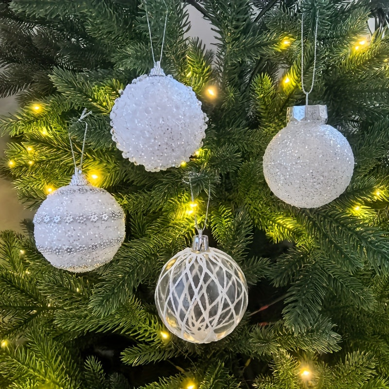 Evergreen Sparkle Ornaments – Multicolor Christmas Ball Set