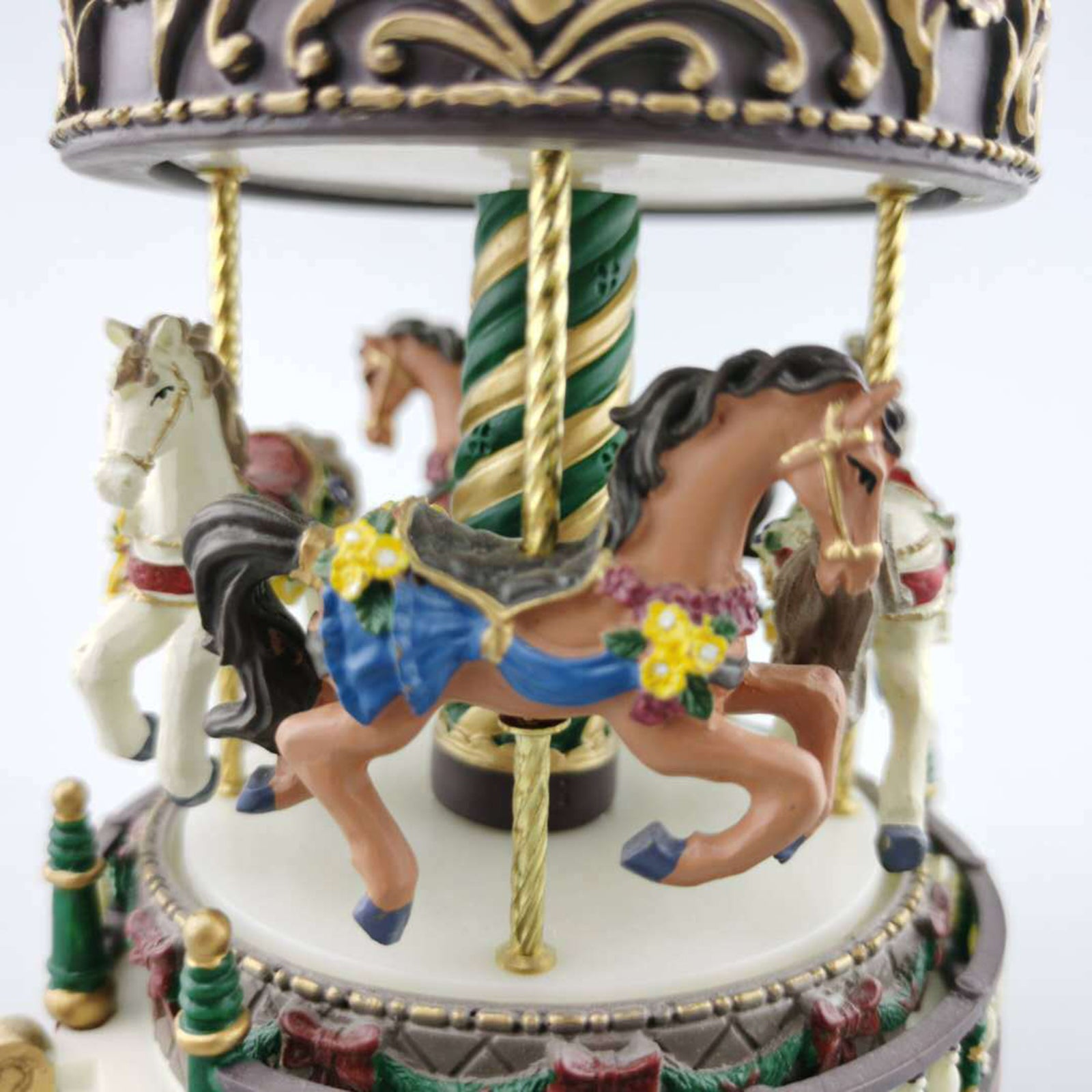 Vintage 18-Tone Carousel Music Box