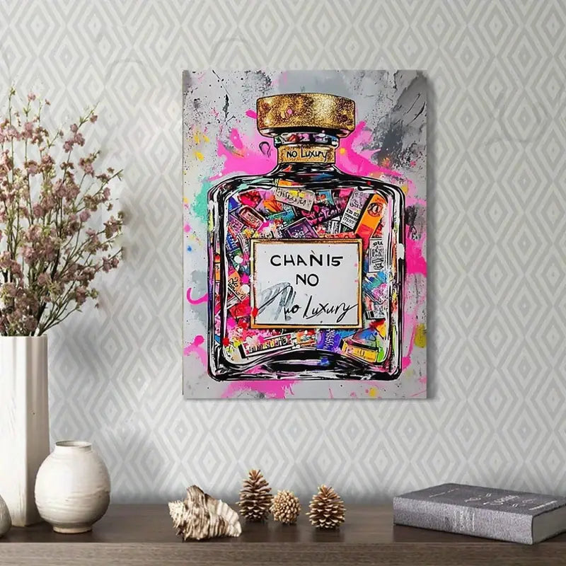No. 5 Reinvented: Street Art Meets Art Deco Wall Piece